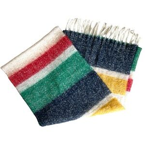 J. McLaughlin Knapford Chunky Knot Multicolored Stripped Wrap Scarf